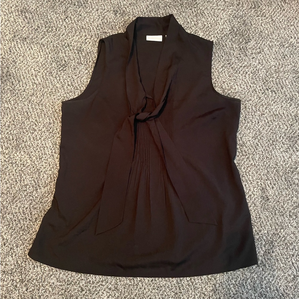 Black Sleeveless Blouse